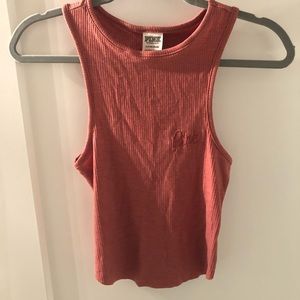 Victoria Secret PINK cropped racer back tank small